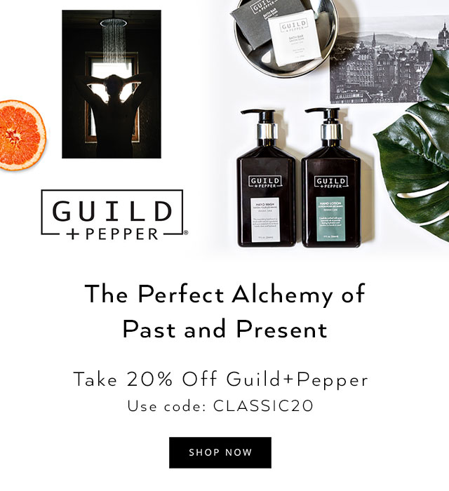 The epitome of modern alchemy! Enjoy 20% off Guild+Pepper